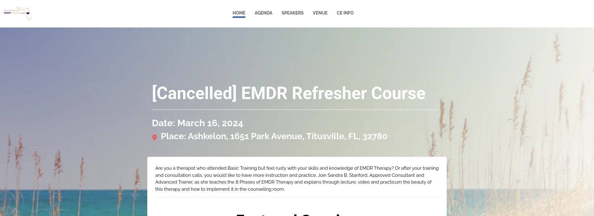 EMDR Refresher Course